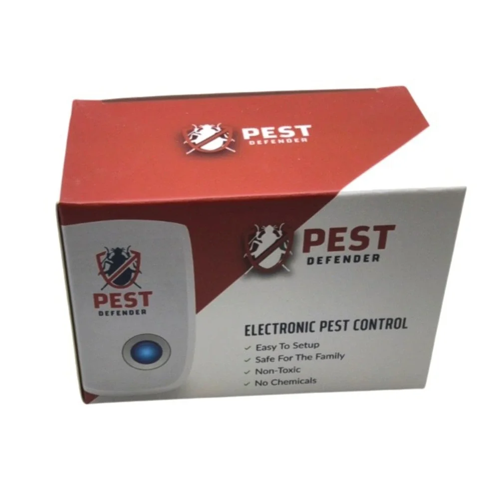 Pest Defender Electronic Pest Control - Ultrasonic Pest Repeller - Chemical Free